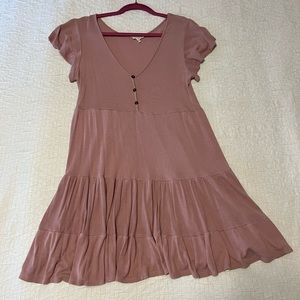 See You Monday Flowy T-Shirt Dress